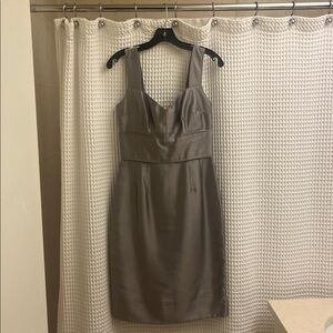 Dolce & Gabbana Metallic Silver Cocktail Dress IT 40